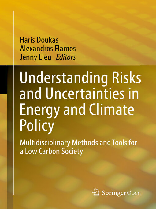 Title details for Understanding Risks and Uncertainties in Energy and Climate Policy by Haris Doukas - Available